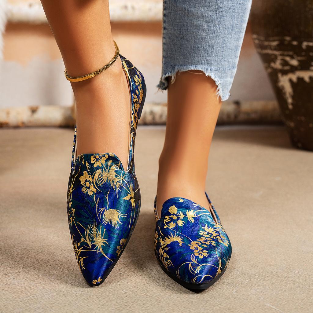 Módní dámské ploché boty Venkovní móda Špičatá špička Protiskluzové Prodyšné Ležérní mokasíny Pohodlné tenisky Dámské Zapatos De Mujer