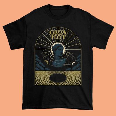 Unisexové tričko Greta Van Fleet Tour 2022 Black Fans K2988