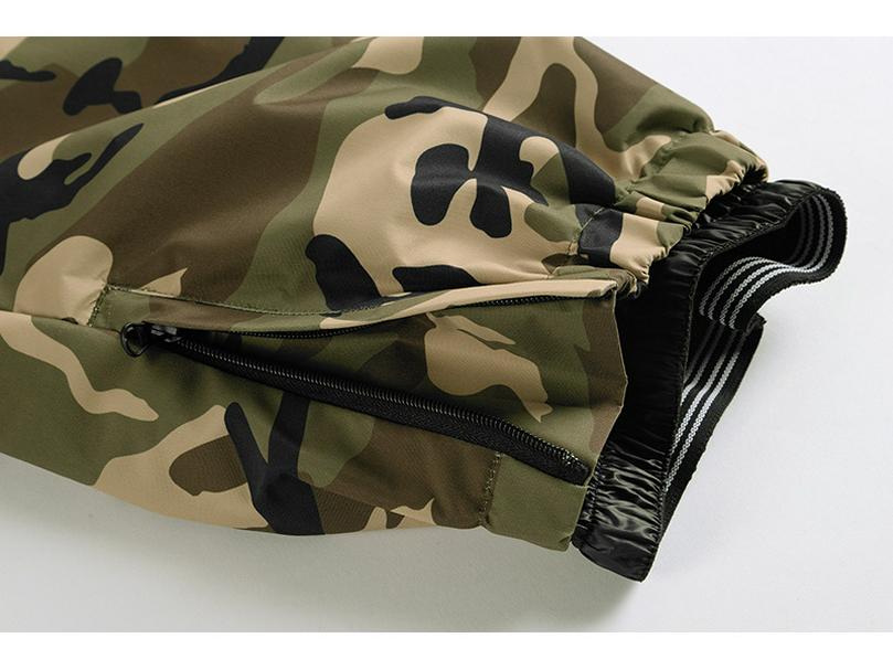 Calças de Esqui Camufladas Unissex: Equipamento de Snowboard à Prova de Vento, Impermeável, Espesso, Forrado com Fleece, Estilo Americano.