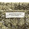 BEAUTY&YOUTH Long Sleeve Sweater Brown United Arrows Knit Men's Used