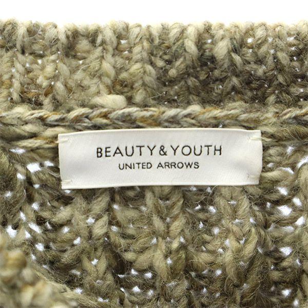 BEAUTY&YOUTH Long Sleeve Sweater Brown United Arrows Knit Men's Used