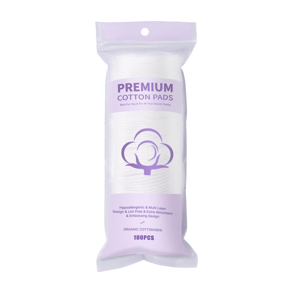 Cross-Border Cotton Makeup Remover Pads - Thick, Disposable, Skin-Friendly