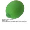 Stress Relief Simulated Lemon Toy Decompression Yellow Green Lemon Squeeze Stress Ball Anti-anxiety Simulation Fruit Sensory Fidget Toy