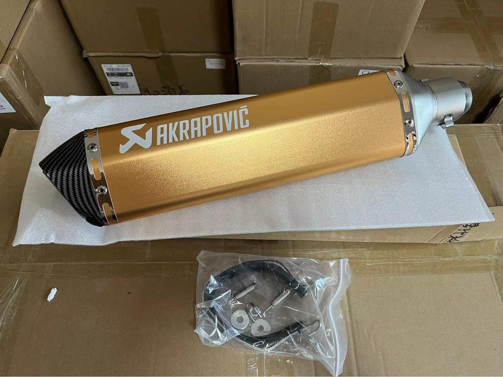 Motorcycle Scorpion Compact Hexagonal Carbon Fiber Exhaust for Ninja Sports Models
