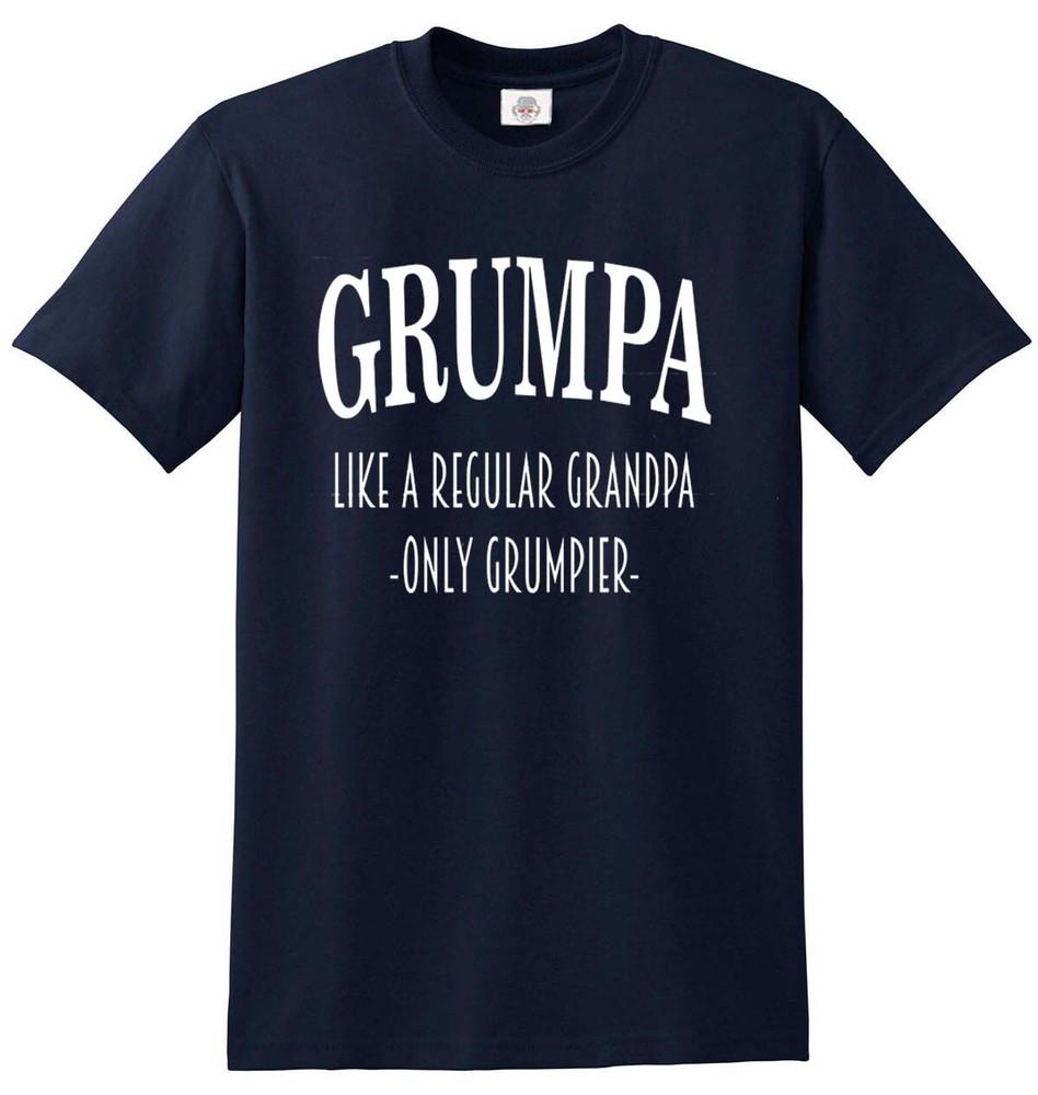 Grumpa Grandad TShirt Gift Grandad Funny Birthday Mens Dad Dad Tee Unisex T-Shirt S