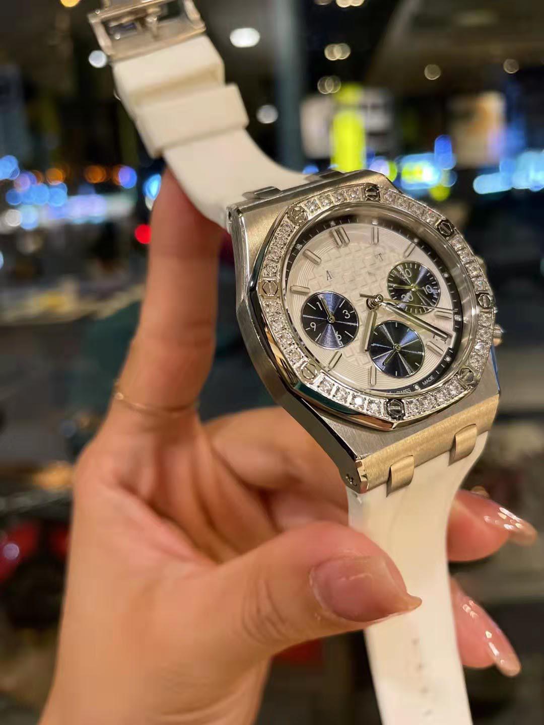 

Royal Oak Силиконовые Часы AP Стиль Унисекс Кварцевые Водонепроницаемые Модные