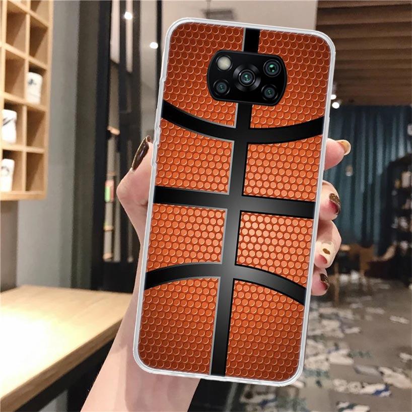 

Basketball Basket Play Soft Phone Case For Xiaomi Poco X3 Pro X7 X6 X5 X4 NFC F6 F5 M5S M4 M3 F4 Gt F3 F2 F1 M2 Fundas Cover Poc Xiaomi Poco X3 Pro