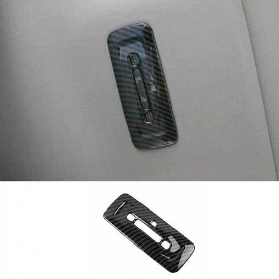 Carbon Fiber Cover Trim 1PC Rear Reading Light Button For Toyota Camry 2018-