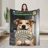 Stylish There is Motion at Your Front Door Neegy Funky Ehh Meme  Blankets Thin Coral Fleece Plush  Cozy Throw Blanket Machine