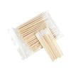 60/100/200/300Pcs Nails Wood Swab Clean Sticks Bud Tip Wooden Cotton Head Manicure Detail Corrector Nail Polish Remover Art Tool