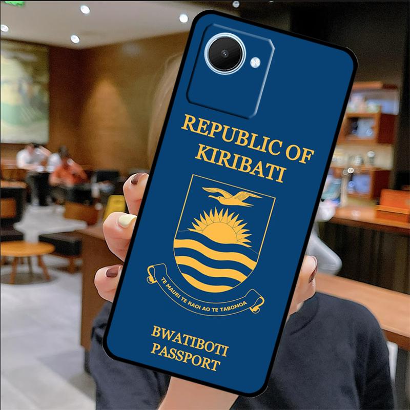 

Kiribati Passport Flag Map Case For Realme 14 Pro Plus 12 10 11 13 GT 6 6T 5 GT7 Pro C61 C55 C51 C21Y C25S C67 C75 C53 Realme 14 Pro Plus