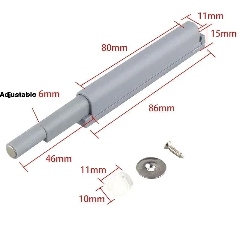 10 Stück Dämpfer Puffer Soft Soft-Close Unsichtbare Griffe Küchenschrank Türstopper Schubladenpuffer Möbelbeschläge Zubehör