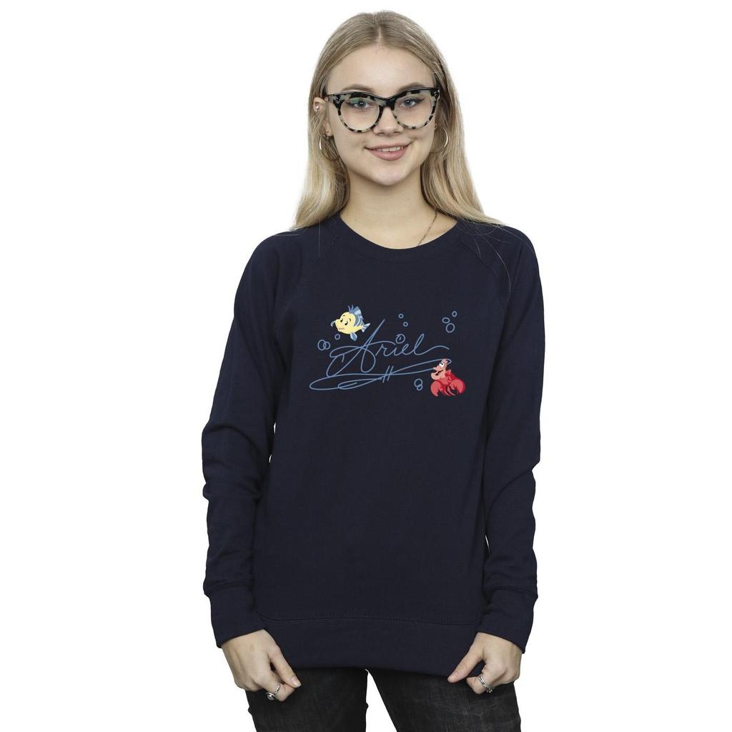 Disney Womens/Ladies The Little Mermaid Ariel Sweatshirt