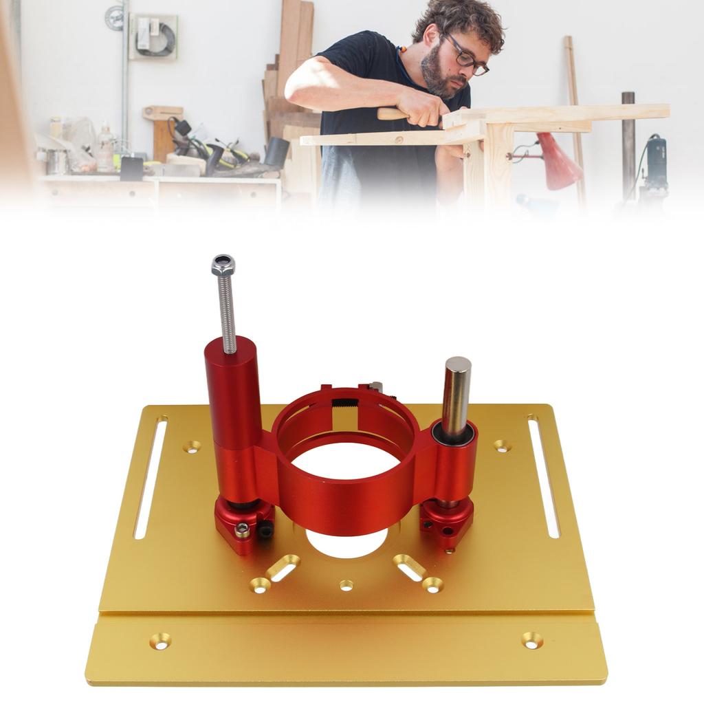 Router Lift Manual Lifting Router Lift System Kit Router Table Saw Insert Base Plate