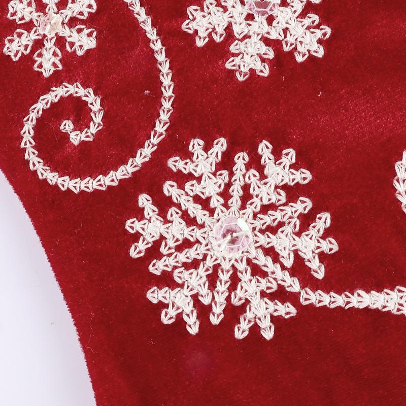 Christmas Party Pendants Ornaments Christmas Socks Pendants Candy Snowflake Gift Bags Gifts