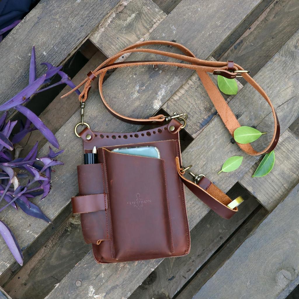 TOURBON Zahradnické Kožené Květinářské Nůžky Pas Květinářská Kapsa, Pouzdro, Pouzdro, Taška, Kapsa, Zahradnictví,