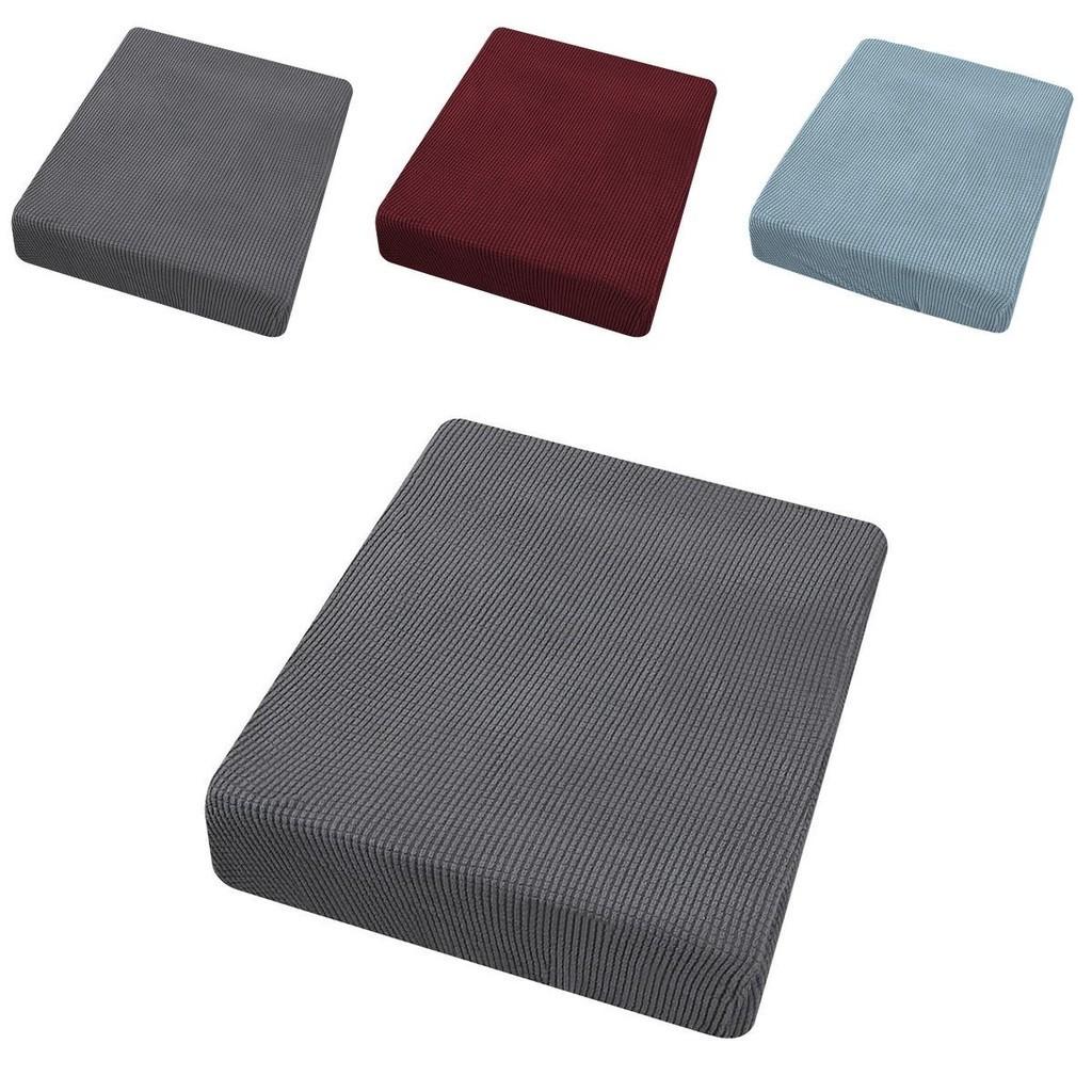 Stretchy Couch Seat Cushion Cover Soft Hand-feeling Easy To Fit Furniture Protector