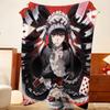 Anime C-Celestia L-Ludenberg Throw Flannel Throw Blanket, Lightweight Cozy, Durable Washable Cute Cool