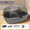 Double Layer Large Space Hamster Villa Cage Portable Multifunctional Small Animal Carrier Transparent Visible Pet House