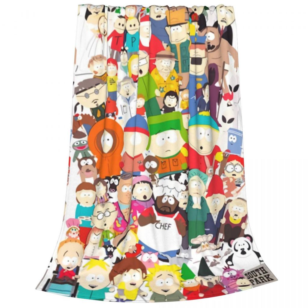South-Parkk Kenneth Kenny McCormick Blankets Cartoon Flannel Funny Soft Throw Blankets for Home All Season