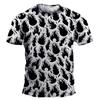 Heren T-shirts Cool Vlam Grafisch Top Esthetische Kleding Dames Streetwear Man Korte Mouw Harajuku Herenkleding Casual T-shirt