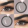 AMARA Colored Contacts Lenses Brown Eyes Natural Contacts Gray Beautiful Pupils Blue Eye Lens Yearly Green Beauty Makeup Lens