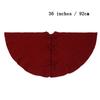 Christmas Tree Skirt Knitted Circular Christmas Tree Skirt Decoration 92cm BowTree Skirt Christmas Day Decoration Supplies
