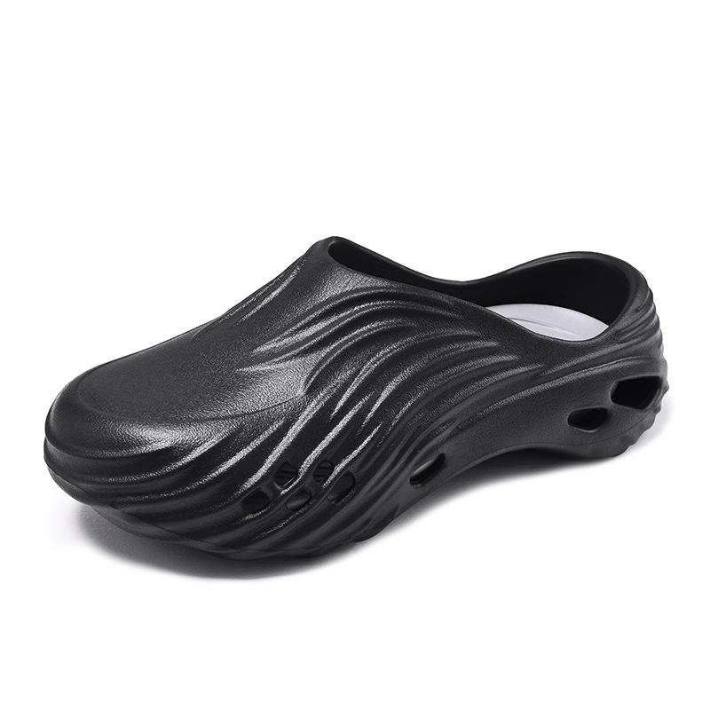 Slippers men's summer bag head hole shoes men's wear sandals men's trendy personality outdoor wading beach shoes