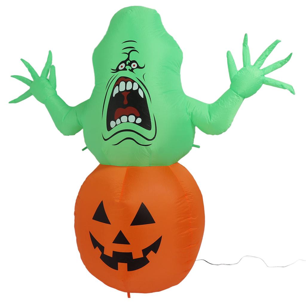 Halloween Inflatable Green Monster with LED Light 5FT IP44 Waterproof Halloween Blow Up Pumpkin