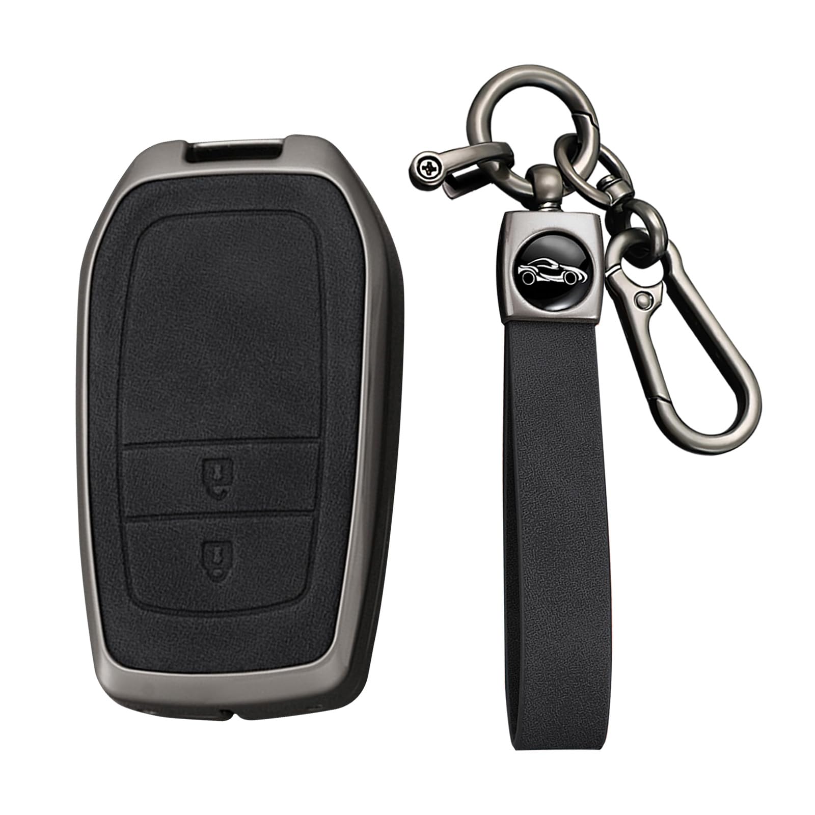 [KUNIO] Toyota exclusive key case key chain for car company чёрный