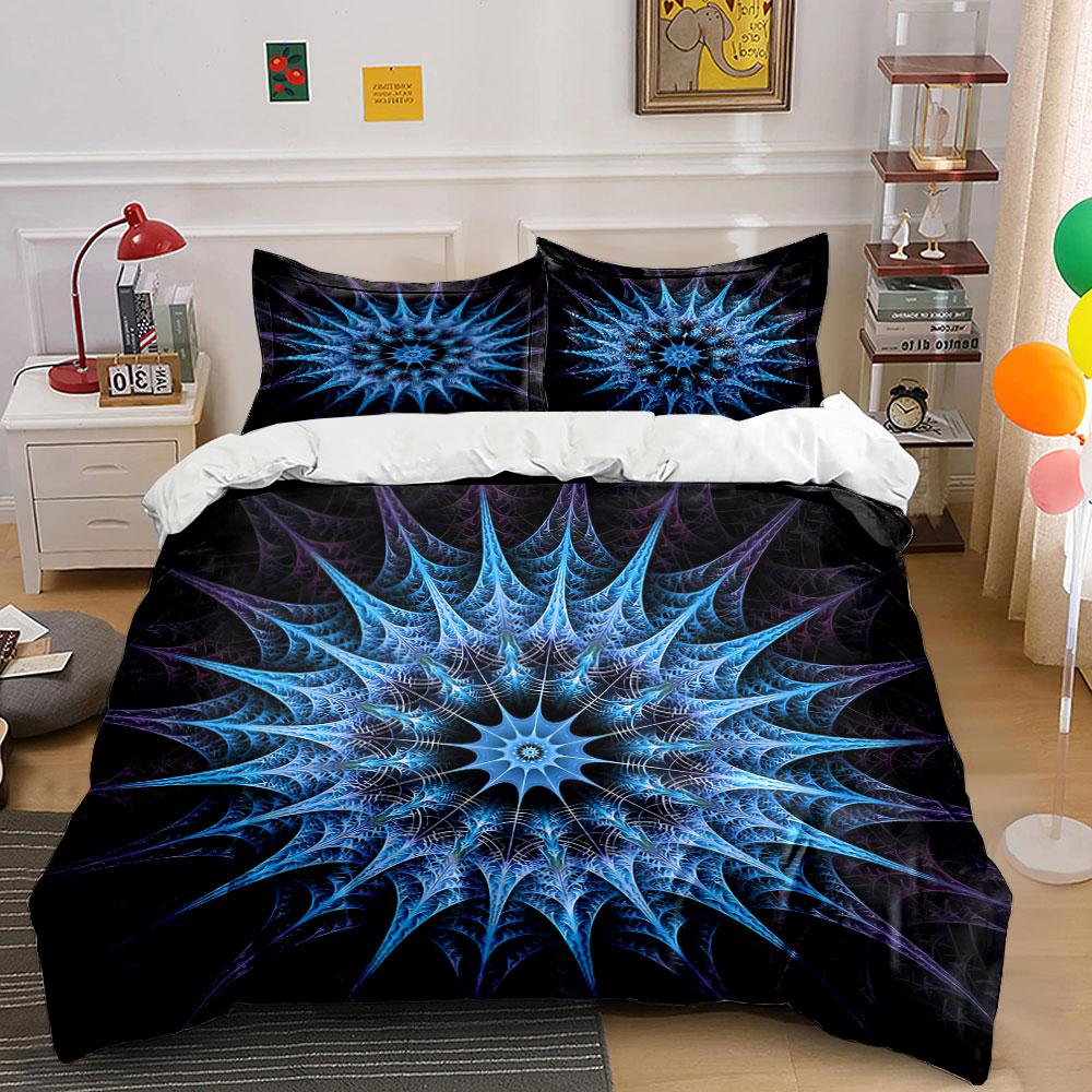 Abstract Art Triptych Decoration Soft Comfortable Duvet Cover Bedding Set Included 1*Duvet Cover & 2*Pillowcases, Gift