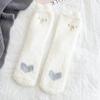 Women's Coral Fleece Winter Cat Claw Home Plush Socks Sleep Socks Floor Socks