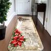 Cute Xmas Gingerbread Man Bedroom Living Room Laundry Floor Mat Entryway Area Rug Kitchen Runner Rug Anniversary Home Decor