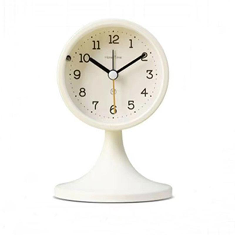 Nordic Style Simple Ins Small Alarm Clock Silent Student Creative Personalized Desktop Ornament Clock Bedside Clock