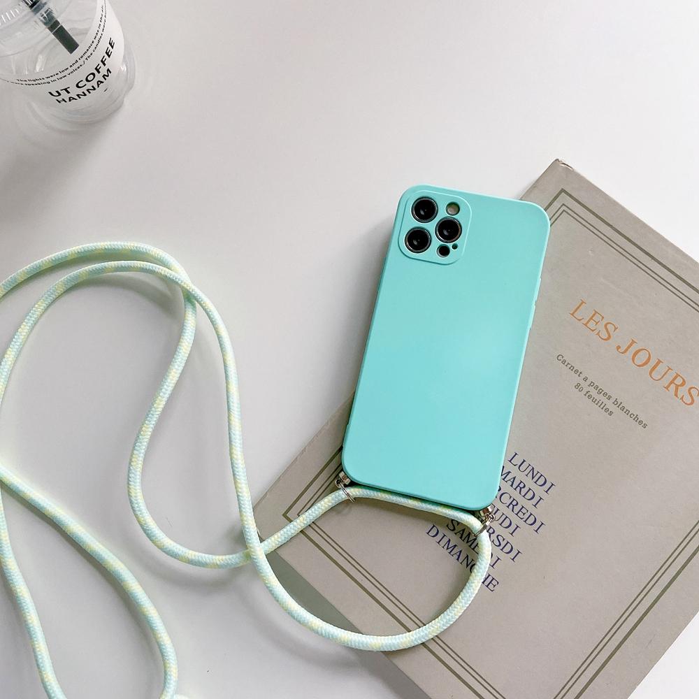 Crossbody Lanyard Phone Case For OPPO Realme C55 C67 C75 C53 C65 C35 C33 C21Y 12 Pro Plus 13 11 10 9i 8 Necklace Strap Cover