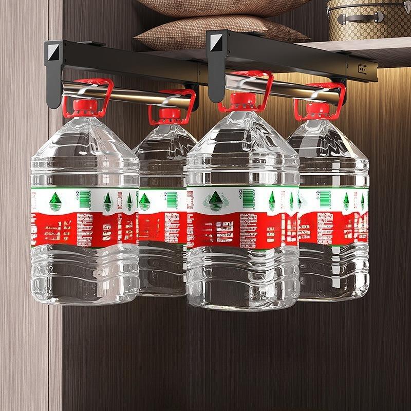 Wardrobe Sliding Rail Pants Hanger Retractable Clothes Rack Modern Bedroom Coat Racks Metal Aesthetic Multifunctional Hangers