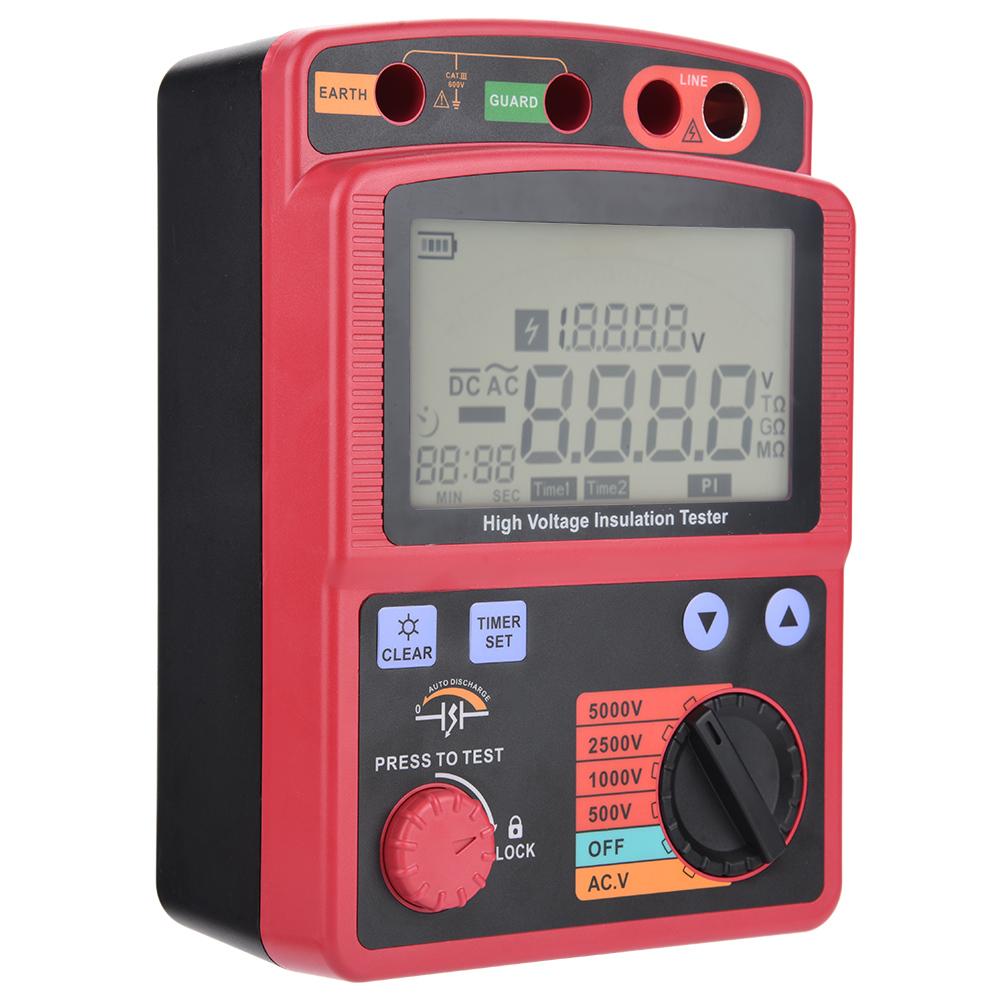 GM3125 Digital Insulation Resistance Multimeter Tester 5KV 0.0M Ohm 1000G Ohm