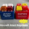 Tech Five Boeing 737 Airbus EGPWS Warning Sound Simulator Pilot Keychain Home Decor Craft Wind Chimes Hanging Decoration