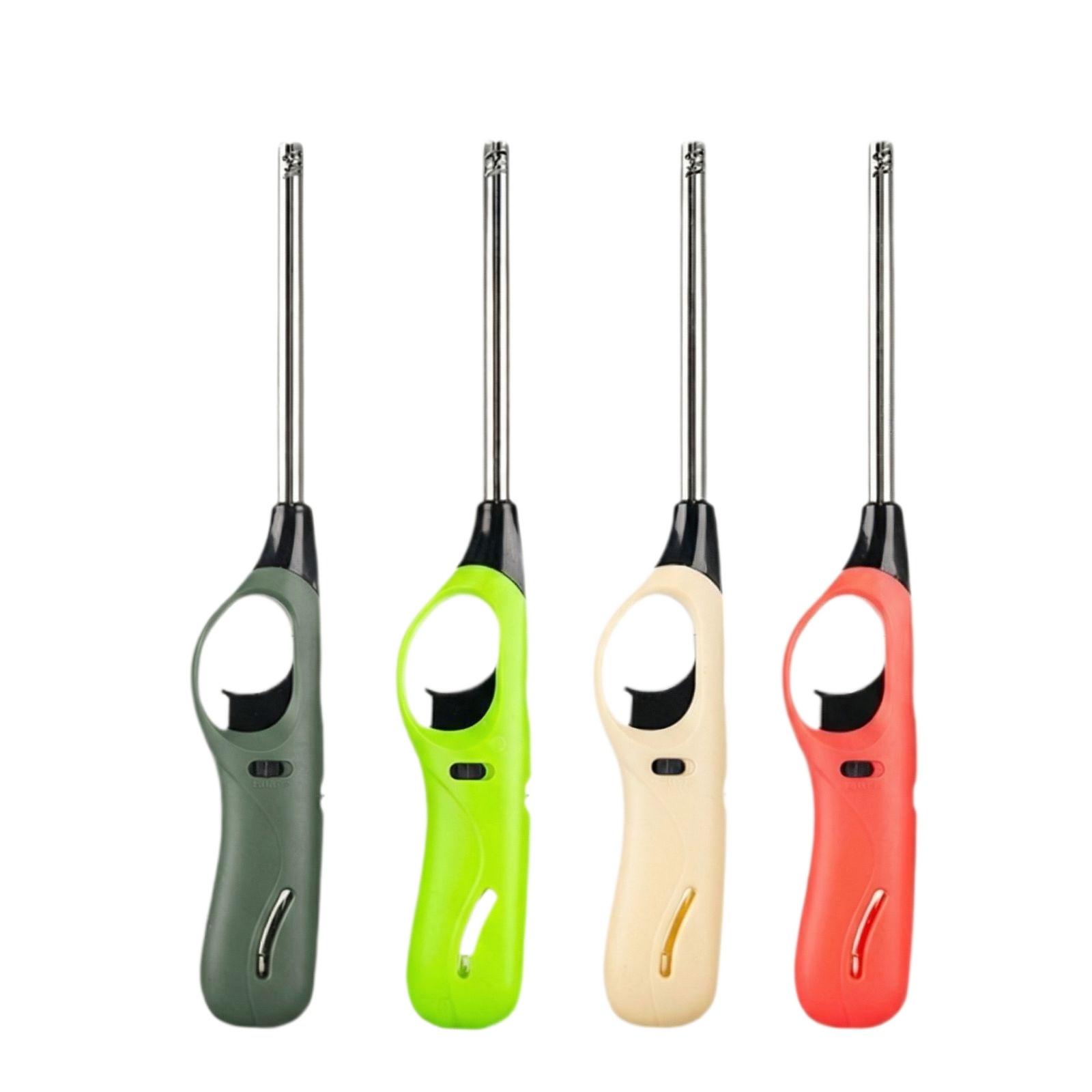 

Barbecue Inflatable Gas Stove Kitchen Ignition Open Flame Extended Household Handle Nozzle Natural Gas Appliance Lighter One Size