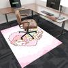 Anime Cartoon Design Chair Mat: Non-Slip Carpet for Office Chairs - Perfect Gift for Any Season, Suitable for Home Decor, Living Room, Bedroom, Gaming