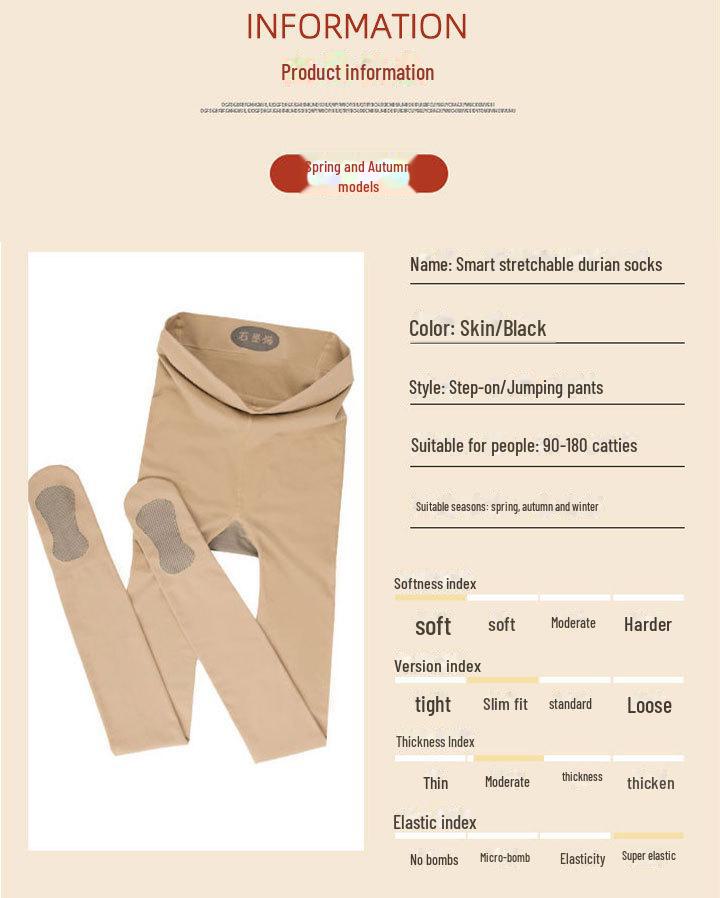 Dame Pluss Størrelse Grafen Strømpebukser - Hudfarget, Middels Tykkelse, Passer opp til 200 Pund