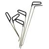 6pcs Car Dent Puller Rod Hooks Hammer Door Dent Ding Hail Fix Removal Repair Tools Maintenance Set Automotive Accessories