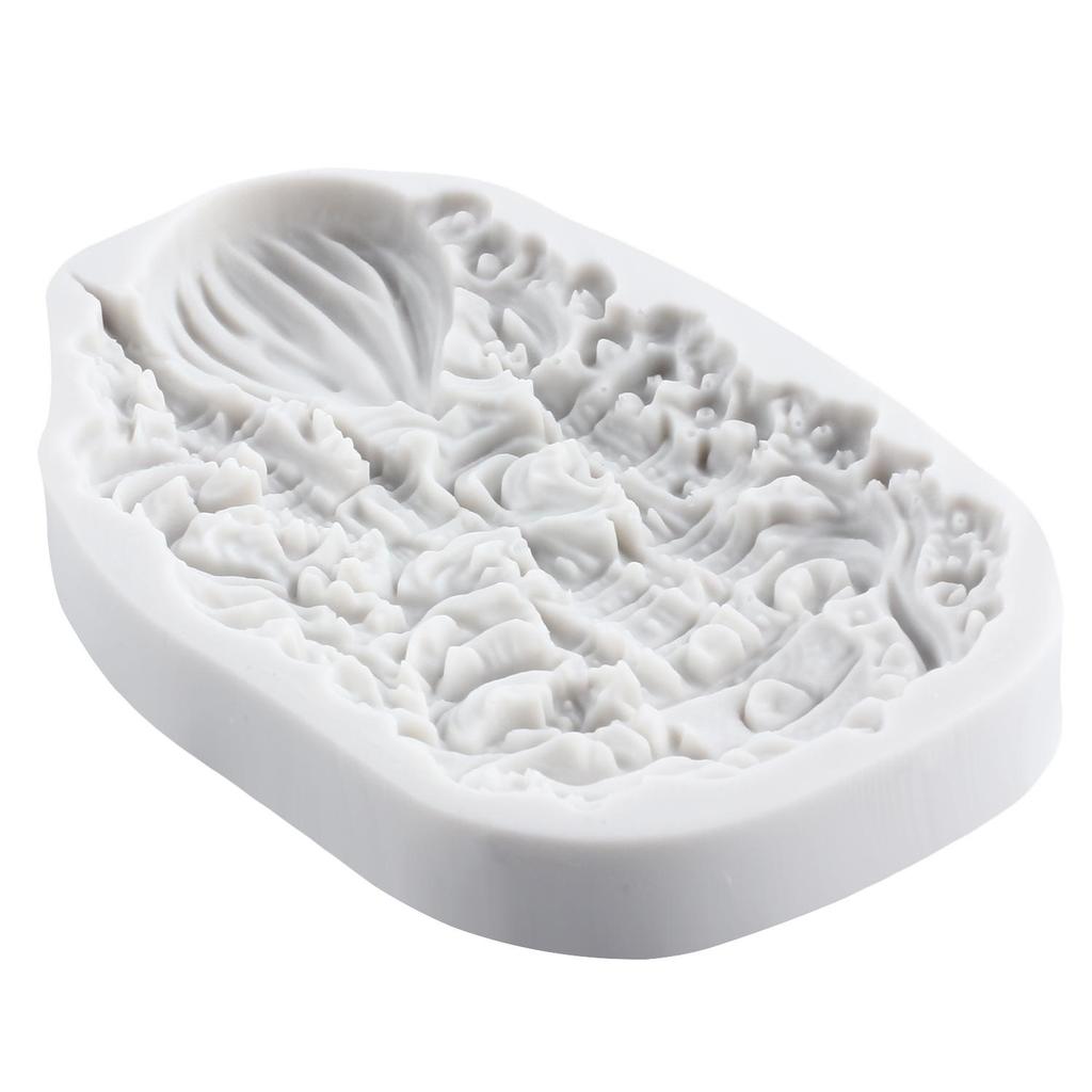 Castle Silicone Molds Princess Castle Fondant Mold Cake Decorating Tools Cupcake Topper Candy Chocolate Gumpaste Mold