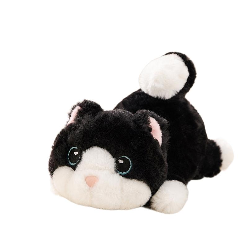 17Cm Lying Kawaii Animals Plush Toy Stuffed Chick Rabbit Bear Fox Cat Dog Cartoon Doll Companion Appeasing Gift