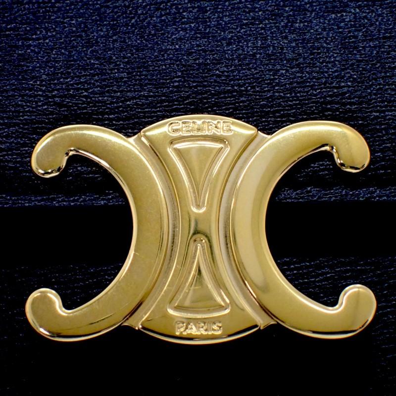 CELINE  10P073DPV.38NO Coin case black Calfskin Women