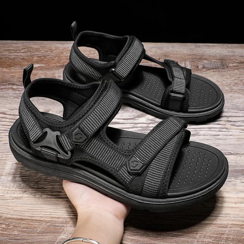 Vanmie Sandal Men  Summer Sandals for Men Leisure Beach Sandals Male Summer Shoes Lightweight Outdoor Casual Shoes