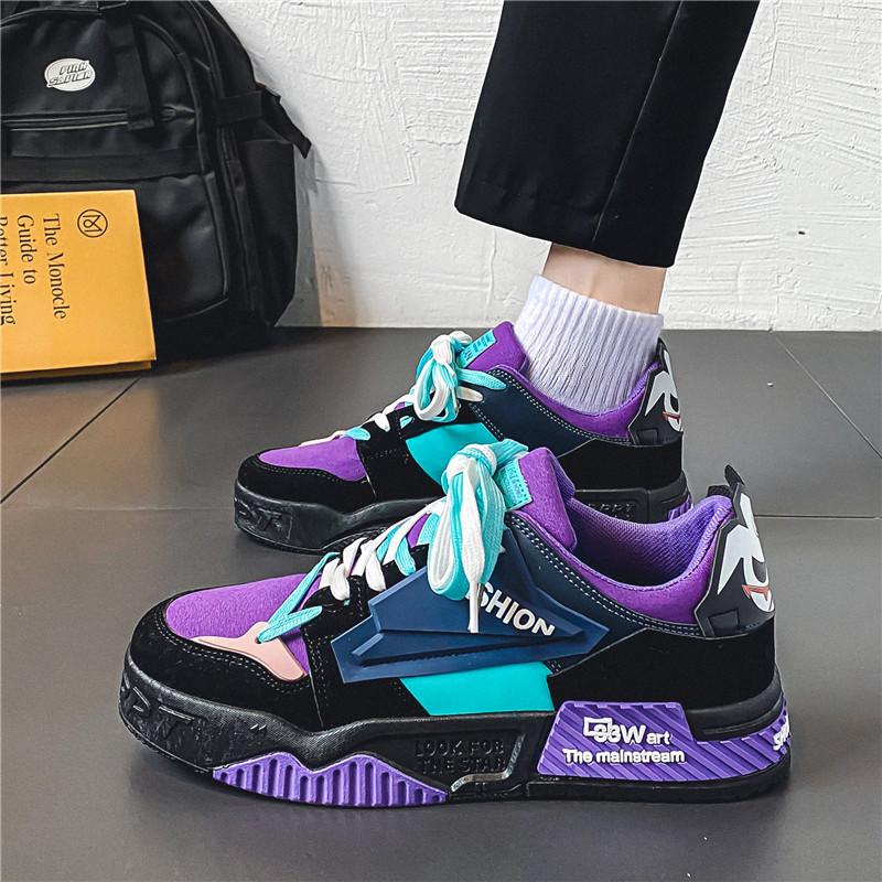 Mode Herren-Sneakers Mode Skateboard-Schuhe Outdoor Casual Laufschuhe für Herren Schnürschuh Plateau Tenis Schuhe Zapatillas Hombre 2024