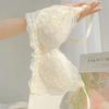 Hole Cup Summer Lace Sexy Underwear Thin Big Breasts Small Anti-sagging Close Breasts Gather Top Bra Cover