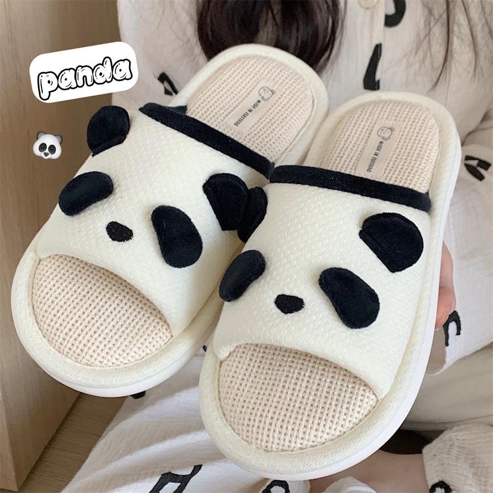 

fashion New 2024 Women Cotton Linen Slippers 4 Seasons Indoor Shoes Anti-slip Breathable Platform Slides Ladies Home Floor Slipper