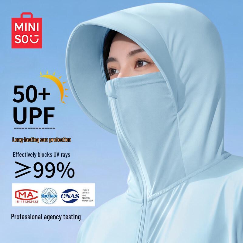 MINISO Women's Ice Silk UPF50+ Sun Protection Hoodie